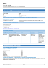 Zinnn 7 - Biztonsági Adatlap